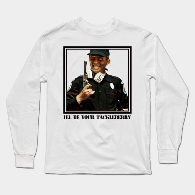 Eugene Tackleberry Long Sleeve T-Shirt by bakerjrae